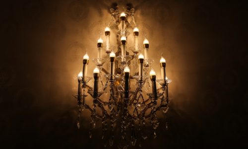 Elevate your space with a stunning living room chandelier.