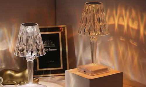 Enhance Your Bedroom with a Crystal Portable Lamp