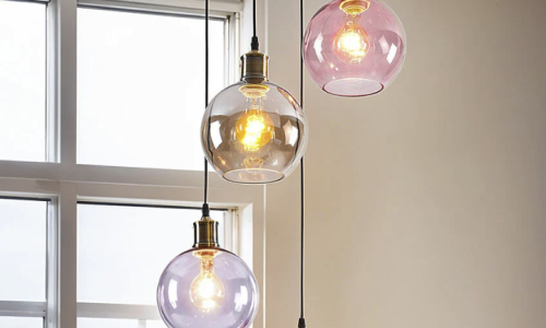 Sleek Glass Ball Lamp for Minimalist Spaces