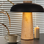 Embracing Wabi-sabi: Eclipse Stone Table Lamp
