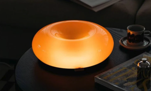 Illuminate Your Space with a Glass Donut Table Lamp