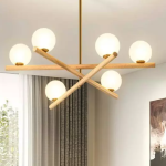 Minimalist Line Ball Chandelier: A Modern Lighting Solution