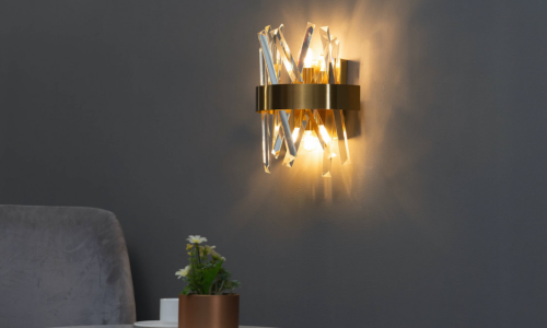 Retro Luxury Crystal Wall Lamp: A Timeless Elegance