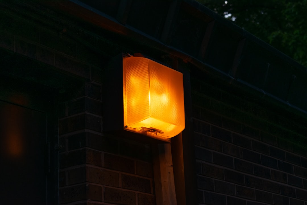 Photo waterproof outdoor wall lantern