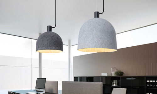 Scandinavian Felt Acoustic Pendant Light: Stylish Sound Solution